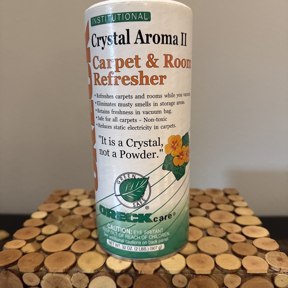 Oreck Institutional Crystal Aroma II Carpet Refresher Crystals, Very light Used